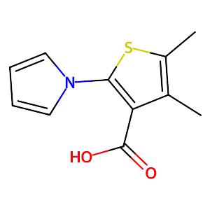 4,5-Dimethyl-2-pyrrol-1-yl-thiophene-3-carboxylicacid,26176-19-2