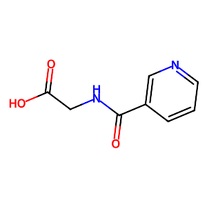 2-(Nicotinamido)acetic acid,583-08-4