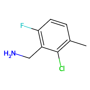 2-Chloro-6-fluoro-3-methylbenzylamine,261762-85-0