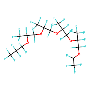 2H-Tricosafluoro-5,8,11,14-tetrakis(trifluoromethyl)-3,6,9,12,15-pentaoxaoctadecane,37486-69-4