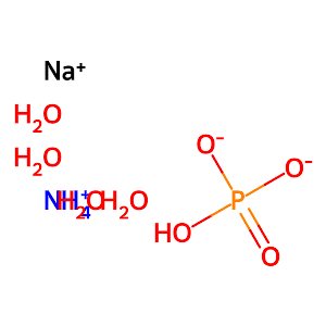 Sodium ammonium hydrogen phosphate tetrahydrate,7783-13-3