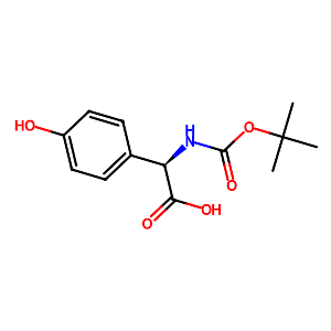 Boc-4-hydroxy-D-phenylglycine,27460-85-1