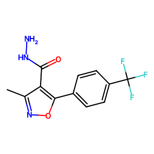 3-Methyl-5-(4-(trifluoromethyl)phenyl)isoxazole-4-carbohydrazide,175276-90-1