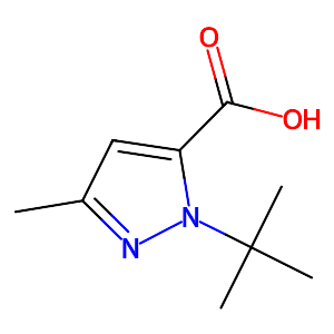1-(tert-Butyl)-3-methyl-1H-pyrazole-5-carboxylic acid,175277-09-5