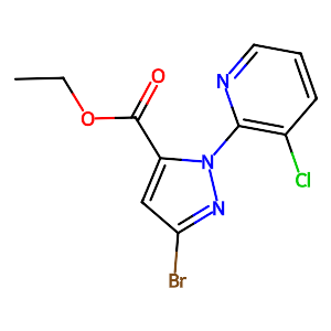 Ethyl 3-bromo-1-(3-chloropyridin-2-YL)-1H-pyrazole-5-carboxylate,500011-92-7