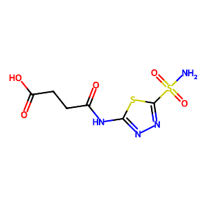 4-Oxo-4-((5-sulfamoyl-1,3,4-thiadiazol-2-yl)amino)butanoic acid,78851-85-1