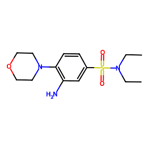 3-Amino-N,N-diethyl-4-(morpholin-4-yl)benzene-1-sulfonamide,22745-68-2