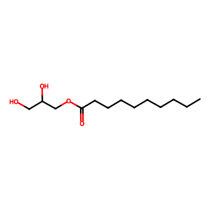 Decanoic acid, 2,3-dihydroxypropyl ester,2277-23-8