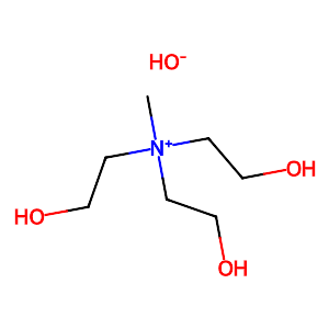 Tris(2-hydroxyethyl)methylammonium hydroxide  (45-50% in Water) (stabilized with MEHQ),33667-48-0