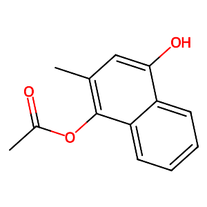 4-Hydroxy-2-methyl-1-naphthyl acetate,2211-27-0