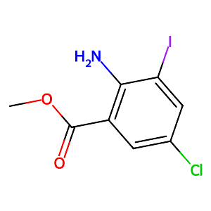2-Amino-5-chloro-3-iodobenzoic acid methyl ester,289039-84-5