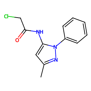 2-Chloro-N-(3-methyl-1-phenyl-1H-pyrazol-5-yl)acetamide,300727-15-5