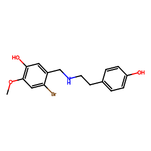 4-Bromo-5-({[2-(4-hydroxyphenyl)ethyl]amino}methyl)-2-methoxyphenol,179107-93-8