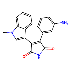 3-(3-Aminophenyl)-4-(1-methylindol-3-yl)pyrrole-2,5-dione,125314-13-8