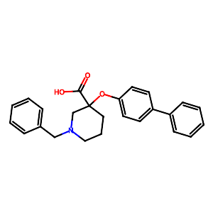 1-Benyzl-3-(biphenyl-4-yloxy)-piperidine-3-carboxylic acid,1000589-23-0