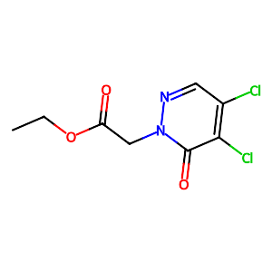 (4,5-Dichloro-6-oxo-6H-pyridazin-1-yl)-acetic acid ethyl ester,17284-91-2