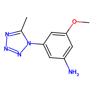 3-Methoxy-5-(5-methyl-tetrazol-1-yl)-phenylamine,799262-39-8