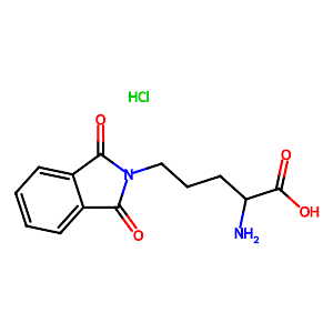 (2S)-2-Amino-5-(1,3-dioxoisoindol-2-yl)pentanoic acid hydrochloride,10009-97-9