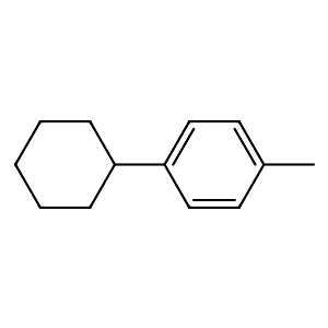 1-Cyclohexyl-4-methylbenzene,4501-36-4
