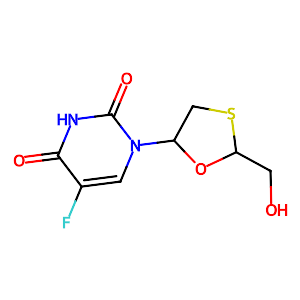 cis 5-Fluoro-1-[2-(hydroxymethyl)-1,3-oxathiolan-5-yl]-2,4(1H,3H)- pyrimidinedione,145986-11-4