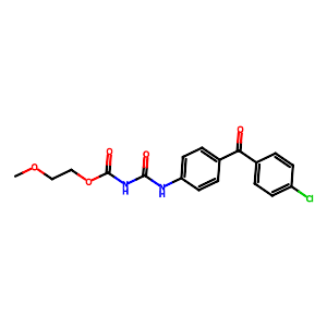 2-Methoxyethyl [[[4-(4-Chlorobenzoyl)phenyl]amino]carbonyl]carbamate,351068-74-1