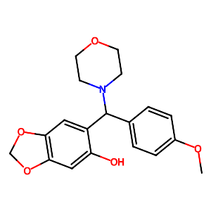 6-((4-Methoxyphenyl)(morpholino)methyl)benzo[d][1,3]dioxol-5-ol,102616-61-5