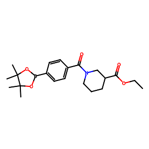 [4-(Ethyl-3'-piperidinecarboxylate-1-carbonyl)phenyl]boronic acid pinacol ester,850411-14-2