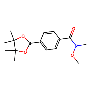 [4-(N,O-Dimethyl hydroxylaminocarbonyl)phenyl]boronic acid pinacol ester,1073353-58-8