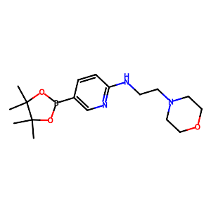 2-(2-Morpholinoethylamino)pyridine-5-boronic acid, pinacol ester,943911-64-6