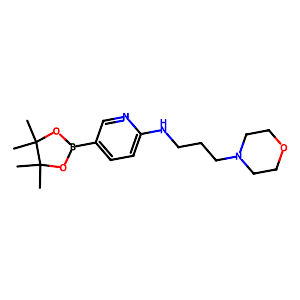 N-(3-Morpholinopropyl)-5-(4,4,5,5-tetramethyl-1,3,2-dioxaborolan-2-yl)pyridin-2-amine,2490666-11-8