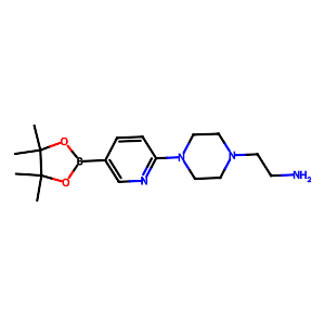 2-(4-(5-(4,4,5,5-Tetramethyl-1,3,2-dioxaborolan-2-yl)pyridin-2-yl)piperazin-1-yl)ethanamine,1489230-58-1