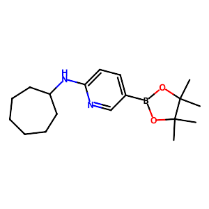N-Cycloheptyl-5-(4.4.5.5-tetramethyl-1.3.2-dioxaborolan-2-yl)pyridin-2-amine,2490666-12-9