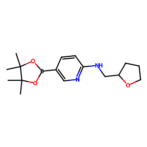N-((tetrahydrofuran-2-yl)methyl)-5-(4,4,5,5-tetramethyl-1,3,2-dioxaborolan-2-yl)pyridin-2-amine,1352739-05-9