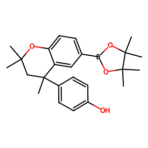 4-(2,2,4-Trimethyl-6-(4,4,5,5-tetramethyl-1,3,2-dioxaborolan-2-yl)chroman-4-yl)phenol,2484920-09-2