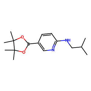 N-Isobutyl-5-(4,4,5.5-tetramethyl-1,3,2-dioxaborolan-2-yl)pyridin-2-amine,1202805-25-1