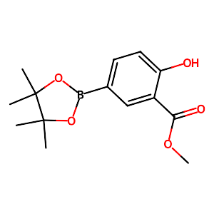 Methyl 2-hydroxy-5-(4,4,5,5- tetramethyl-1,3,2-dioxaborolan-2-yl)benzoate,1352730-33-6