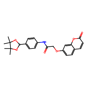 2-((2-Oxo-2H-chromen-7-yl)oxy)-N-(4-(4,4,5,5-tetramethyl-1,3,2-dioxaborolan-2-yl)phenyl)acetamide,2484920-10-5