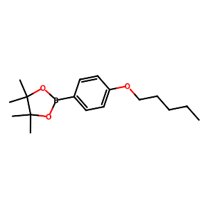 4,4,5,5-Tetramethyl-2-(4-(pentyloxy)phenyl)-1,3,2-dioxa borolane,1174548-77-6