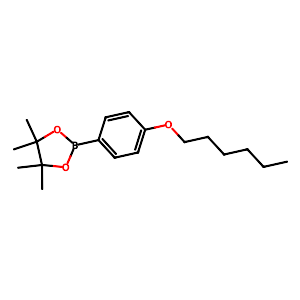 2-(4-(Hexyloxy)phenyl)-4,4,5,5-tetramethyl-1,3,2-dioxaborolane,921937-76-0