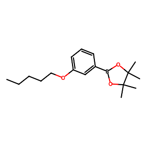 4,4.5.5-Tetramethyl-2-(3-(pentyloxy)phenyl)-1.3.2-dioxaborolane,2490666-19-6