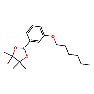 2-(3-(Hexyloxy)phenyl)-4,4,5,5-tetramethyl-1,3,2-dioxaborolane,921937-75-9