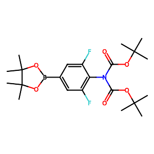 tert-butyl (2,6-Difluoro-4-(4,4,5,5-tetramethyl-1,3,2-dioxaborolan-2-yl)phenyl)biscarbamate,2377609-71-5