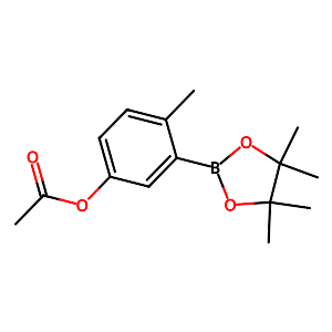 4-Methyl-3-(4,4,5,5-tetramethyl-1,3,2-dioxaborolan-2-yl)phenyl acetate,2490666-23-2