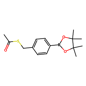 S-4-(4,4,5,5-Tetramethyl-1,3,2-dioxaborolan-2-yl)benzyl ethanethioate,2484920-02-5
