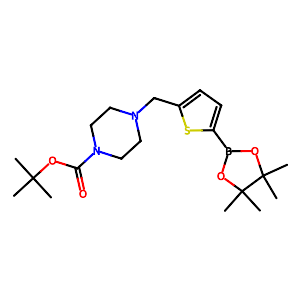 5-((4-Boc-piperazine)methyl)-2-thiopheneboronic acid pinacol ester,2096333-65-0