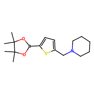 5-((Piperidine)methyl)-2-thiopheneboronic acid pinacol ester,1218790-44-3