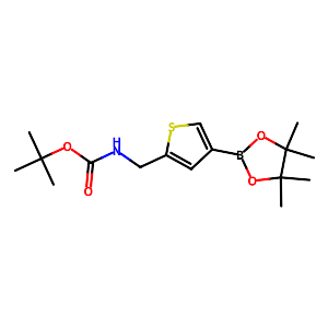 tert-Butyl ((4-(4,4,5,5-tetramethyl-1,3,2-dioxaborolan-2-yl)thiophen-2-yl)methyl)carbamate,1421780-46-2