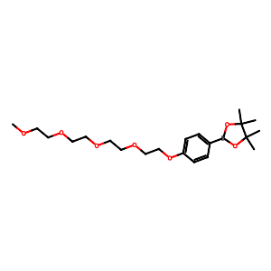 4,4,5,5-Tetramethyl-2-[4-(3,6,9,12-tetraoxatridec-1-yloxy)phenyl]-1,3,2-dioxaborolane,1181210-11-6