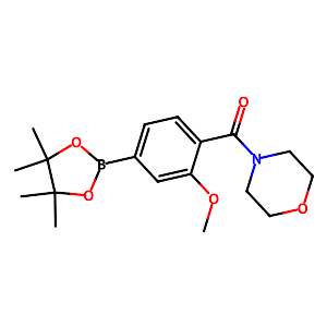4-{[2-Methoxy-4-(tetramethyl-1,3,2-dioxaborolan-2-yl)phenyl]carbonyl}morpholine,1092564-35-6