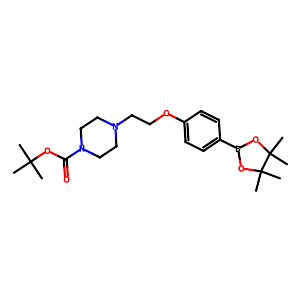 tert-Butyl 4-(2-(4-(4,4,5,5-tetramethyl-1,3,2-dioxaborolan-2-yl)phenoxy)ethyl)piperazine-1-carboxylate,1310404-00-2